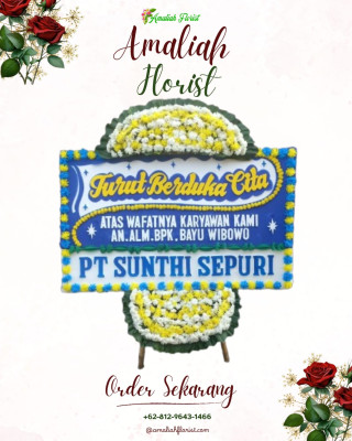 Papan Bunga Duka di Tanjungmekar