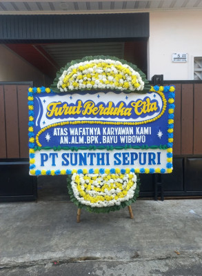 Papan Bunga Duka di Tanjungmekar