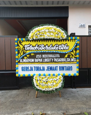 Papan Bunga Duka di Tanjungmekar